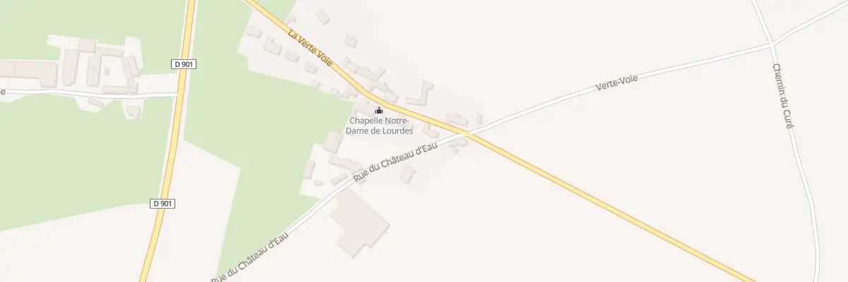 Plan du 302 La Verte Voie à Lacres