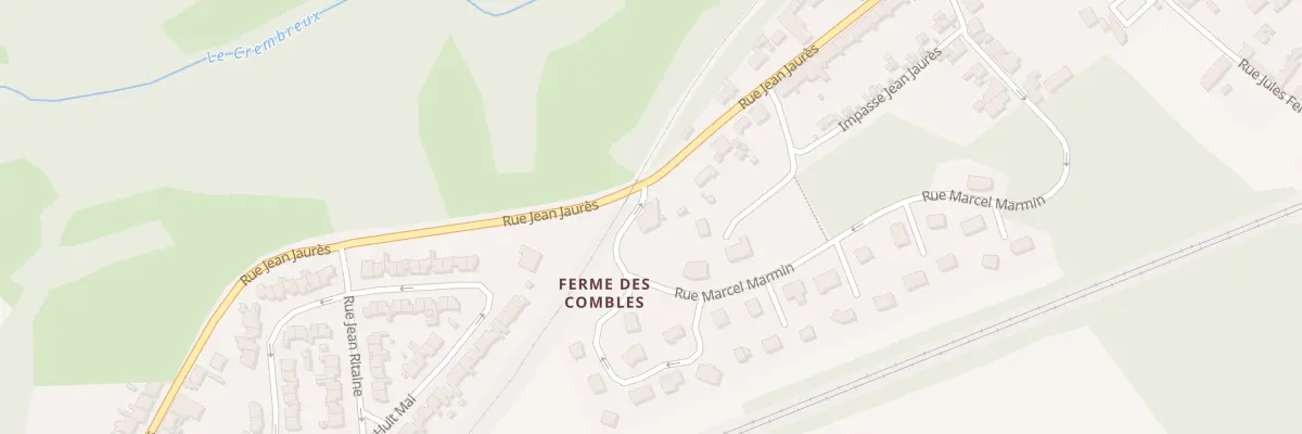Plan du 60 Rue Jean Jaurès à Rinxent