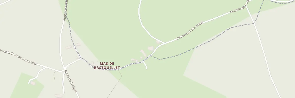 Plan du 351 Chem de Roquecave à Cénevières