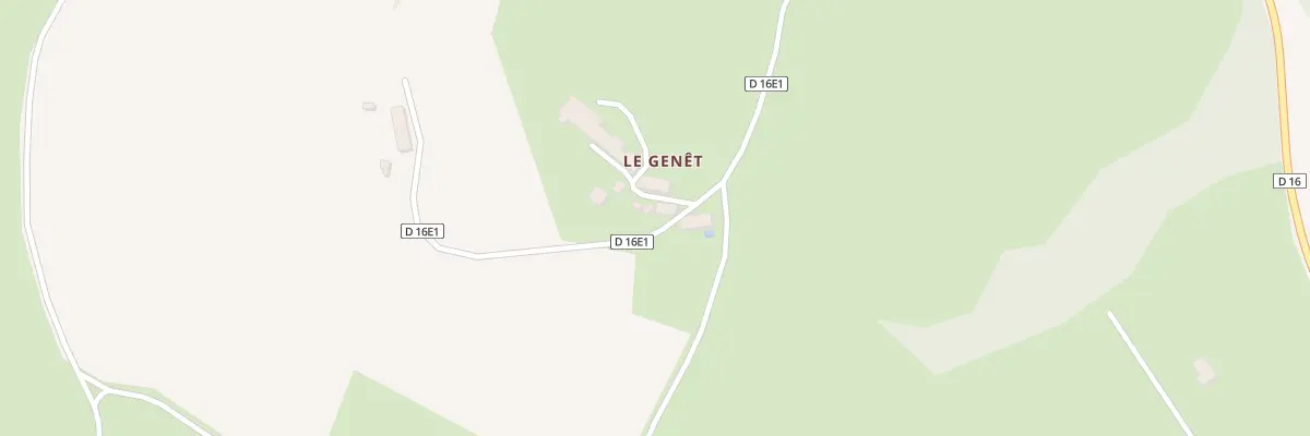Plan du 5006 Le Genet à Soudaine-Lavinadière