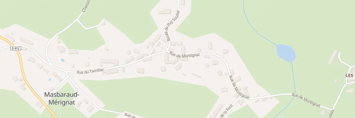 Plan du 6 Rue de Montignat à Saint-Dizier-Masbaraud