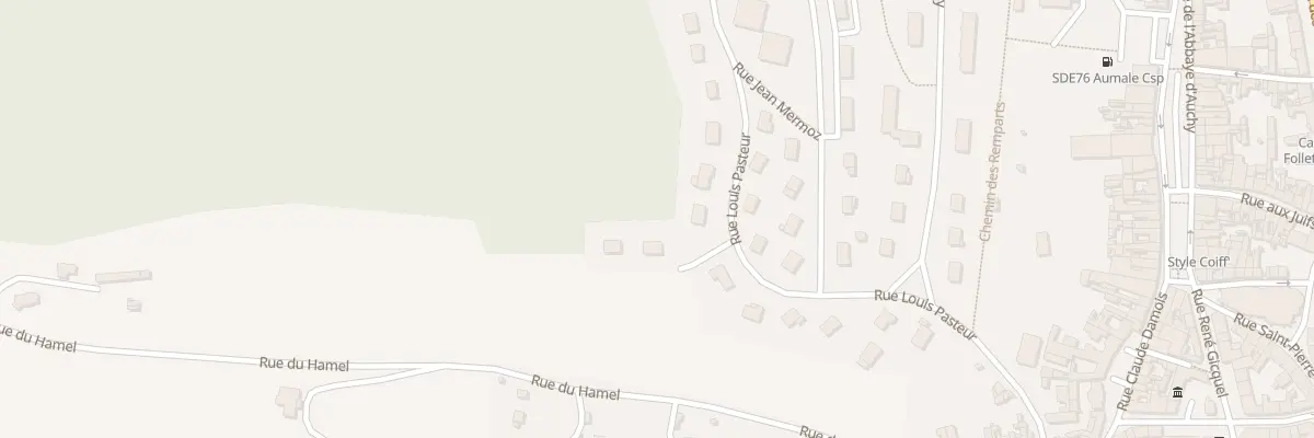 Plan du 17 Rue Louis Pasteur à Aumale
