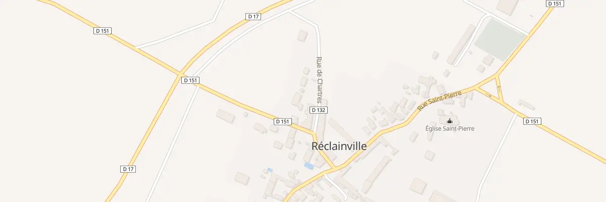 Plan du 3 Rue de Chartres à Réclainville