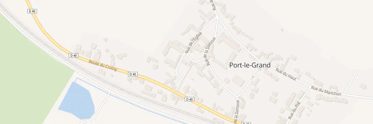 Plan du 4 Rue de l’Eglise à Port-le-Grand