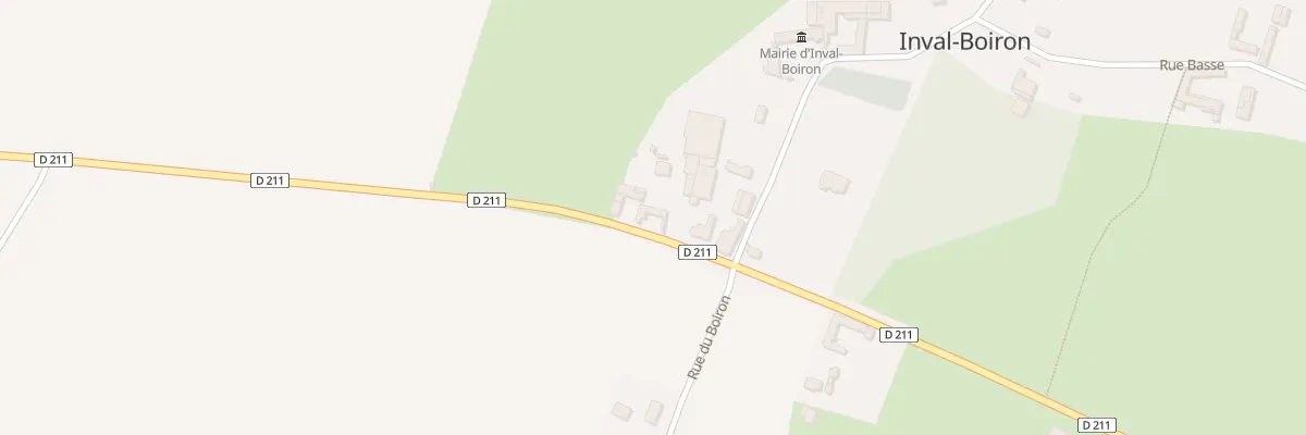 Plan du 5004 Inval à Inval-Boiron