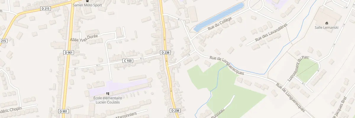 Plan du 199 Rue du Breuil à Samer