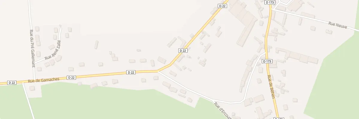 Plan du 15 Rue de Gamaches à Moyenneville