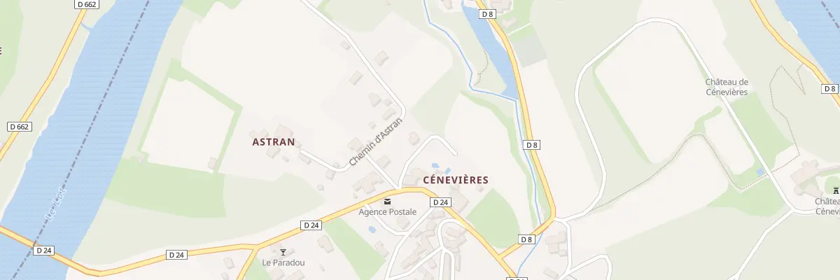 Plan du 5166F Cenevieres à Cénevières
