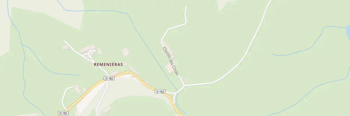 Plan du 5041 Reminieras à Chamberet