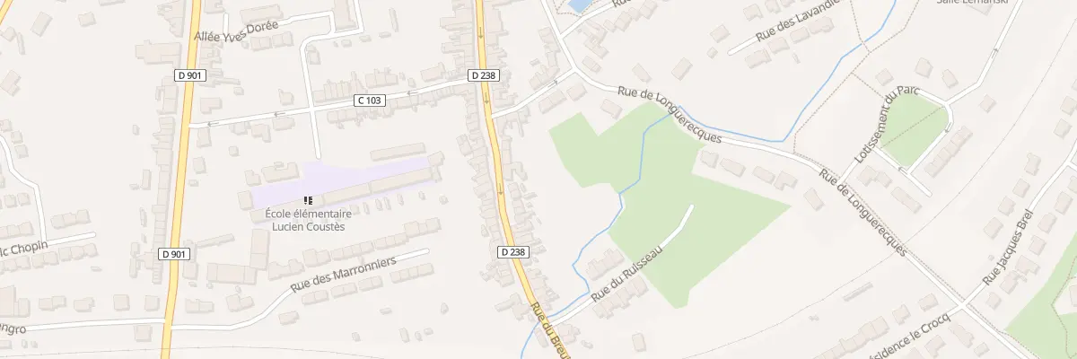 Plan du 281 Rue du Breuil à Samer