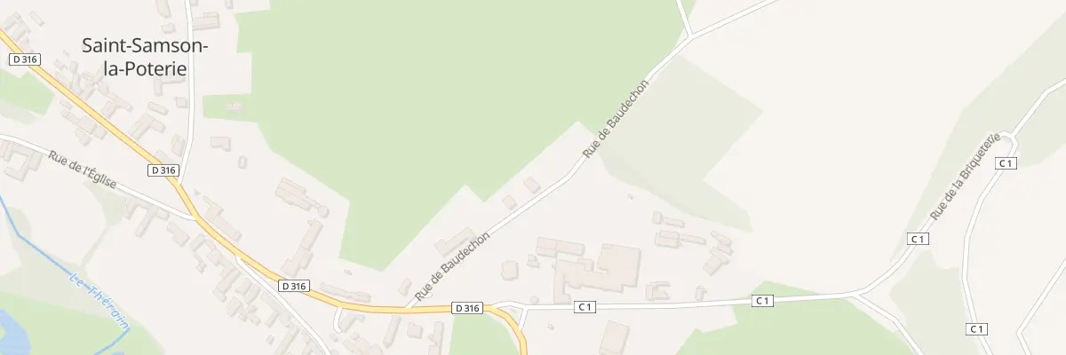 Plan du 3 Rue Baudechon à Saint-Samson-la-Poterie