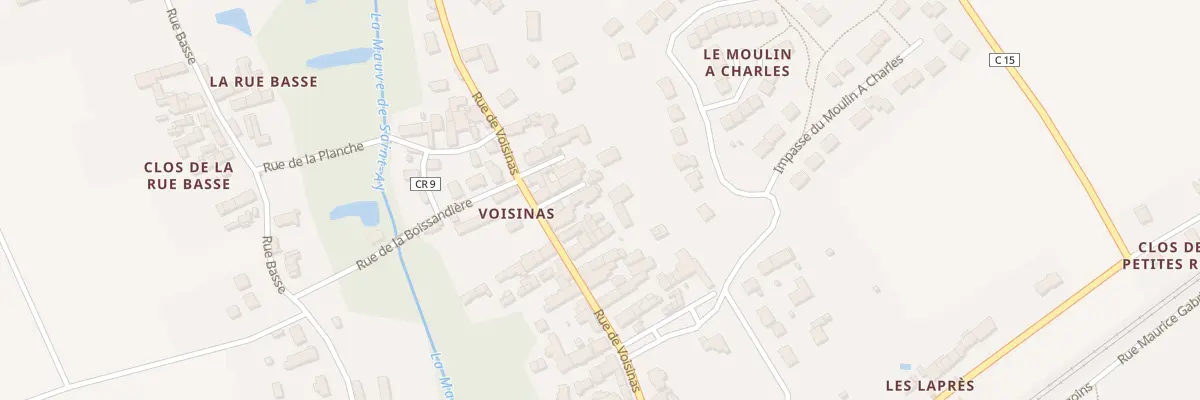Plan du 78 Rue de Voisinas à Saint-Ay