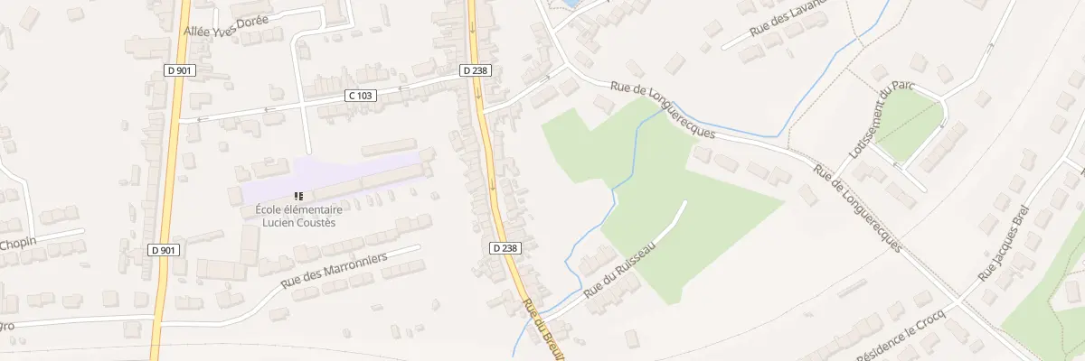 Plan du 285 Rue du Breuil à Samer