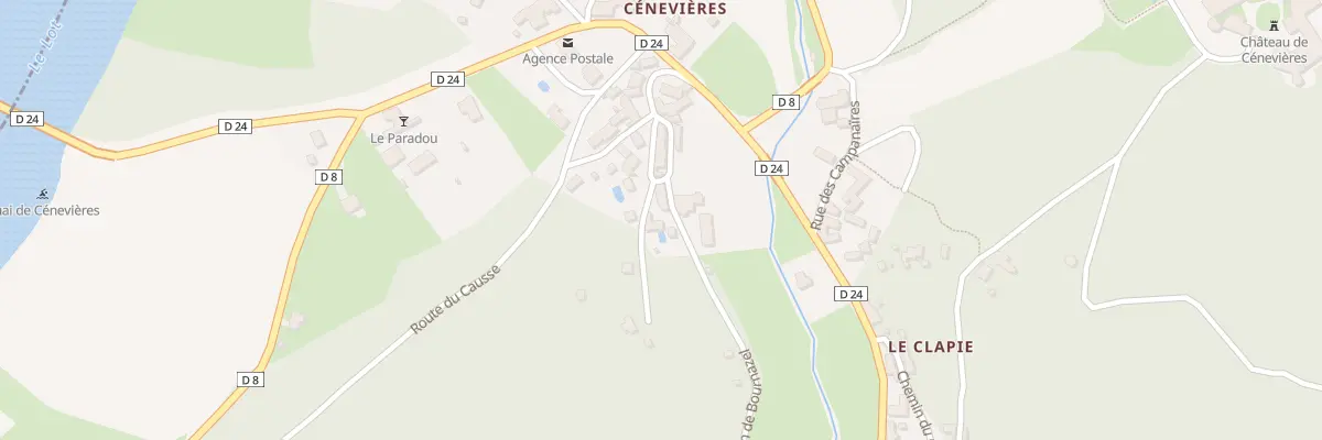 Plan du 135 Imp de Laparro à Cénevières