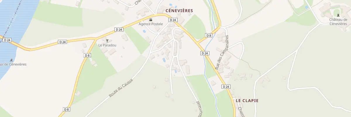 Plan du 46 Laparro à Cénevières