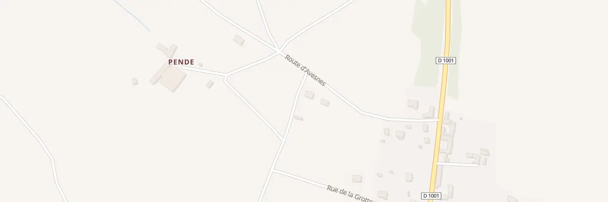 Plan du 13 Rte d’Avesnes à Vron