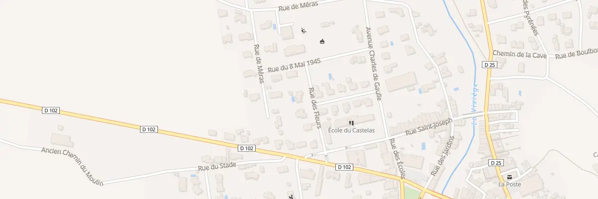 Plan du 3 Rue des Fleurs à Belpech