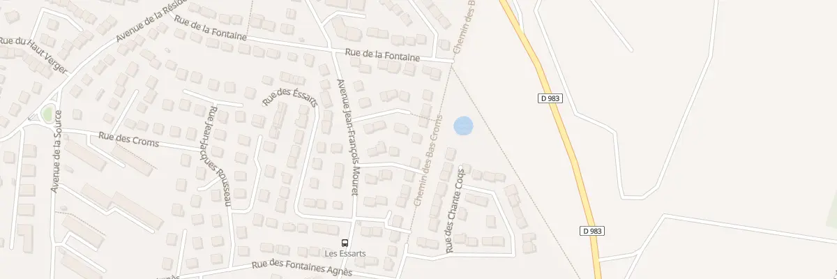 Plan du 8 All des Mésanges à Limay