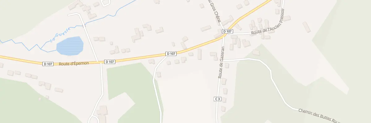 Plan du 27 Rte d’Epernon à Poigny-la-Forêt