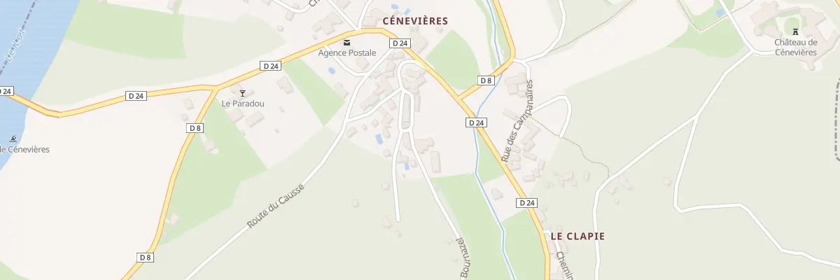 Plan du 59 Laparro à Cénevières