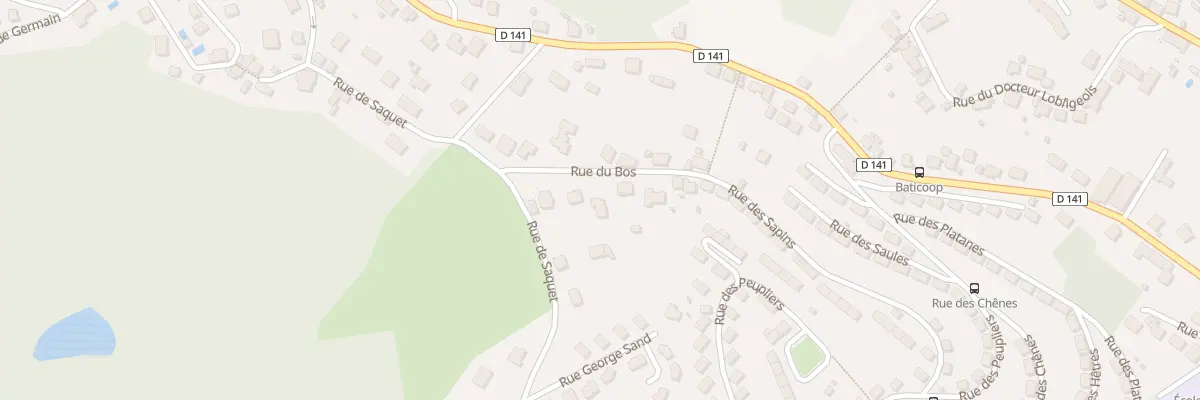 Plan du 9 Rue du Bos à Tulle