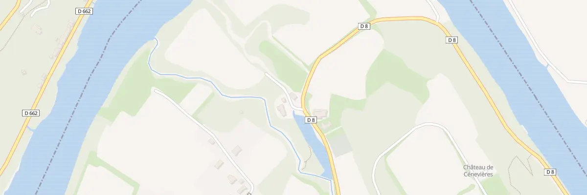 Plan du 365 Rte de Calvignac à Cénevières