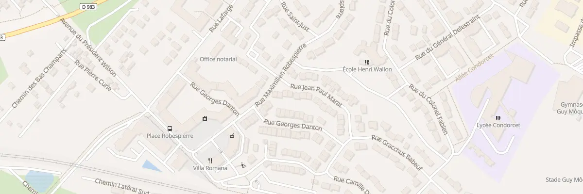 Plan du 8 Rue Jean-paul Marat à Limay