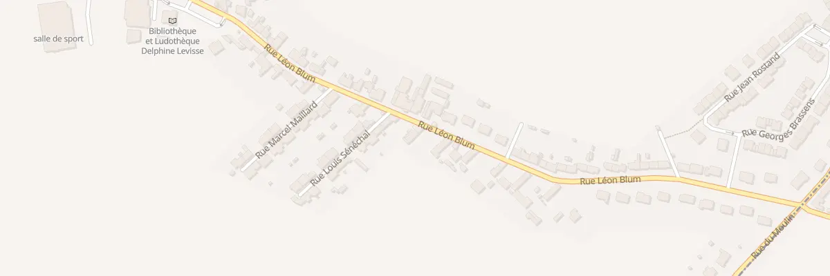 Plan du 22 Rue Leon Blum à Rinxent