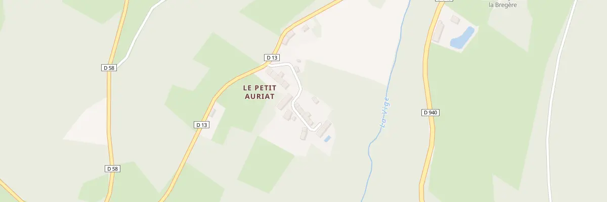 Plan du 9 Le Petit Auriat à Saint-Junien-la-Bregère
