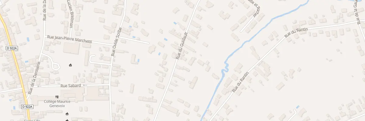 Plan du 13 Rue du Guidault à Romorantin-Lanthenay