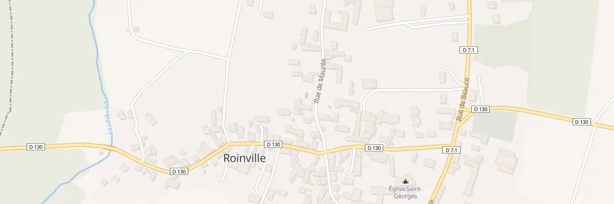 Plan du 4 Rue de Maurée à Roinville