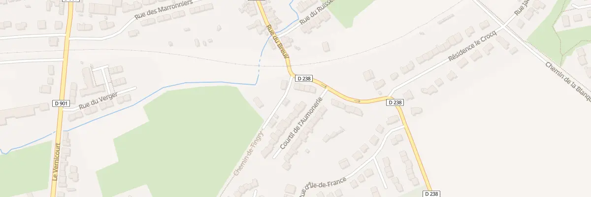 Plan du 40 Vc Courtil de l’Aumonerie à Samer