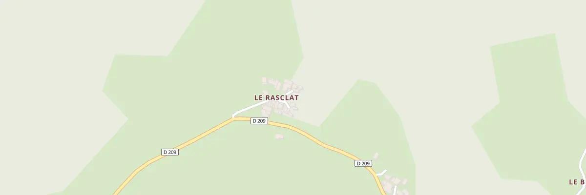 Plan du 53 Rasclat à Freychenet
