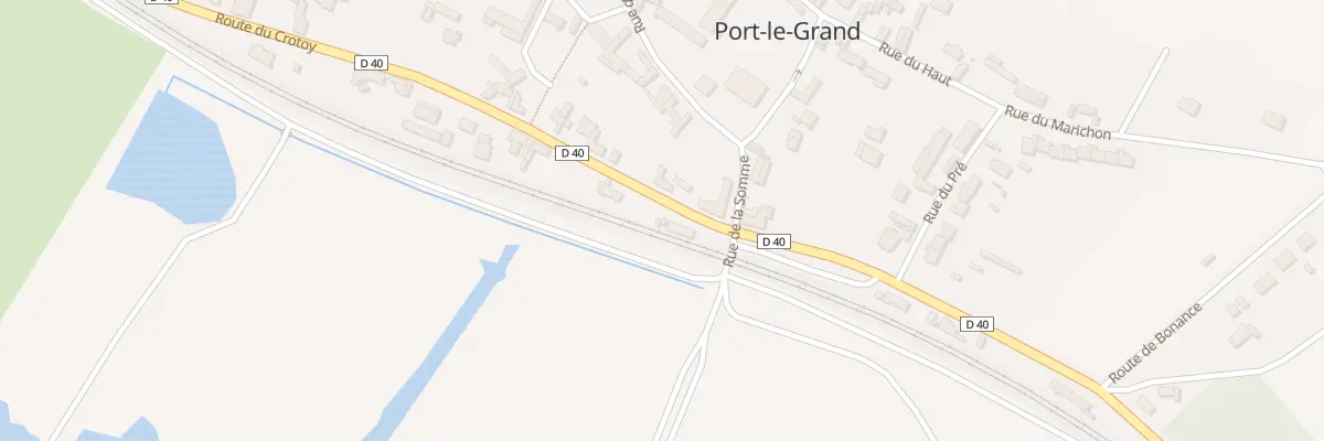 Plan du 16 Rte de la Baie à Port-le-Grand