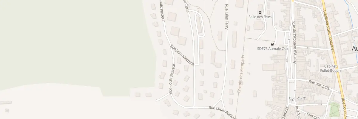 Plan du 3 Rue Jean Mermoz à Aumale