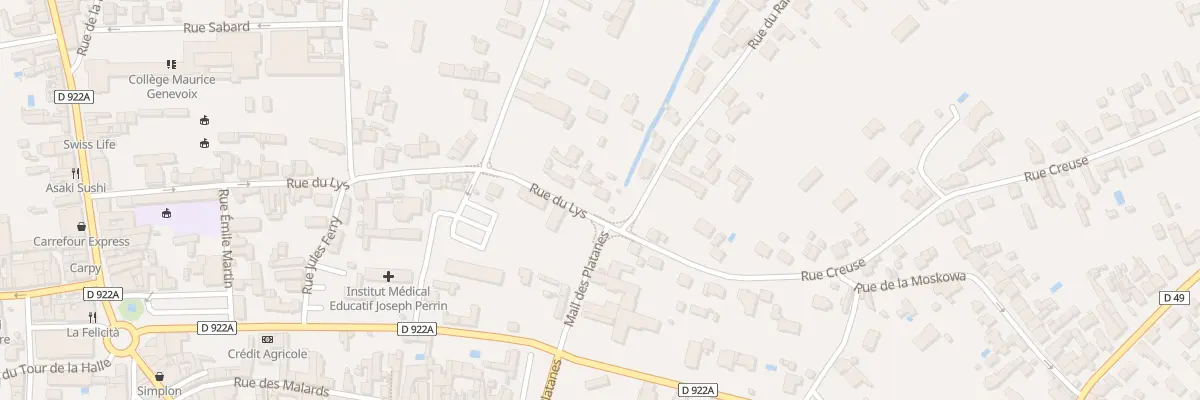 Plan du 48 Rue du Lys à Romorantin-Lanthenay