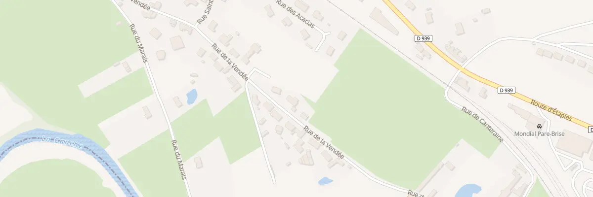 Plan du 27 Rue de la Vendée à Attin