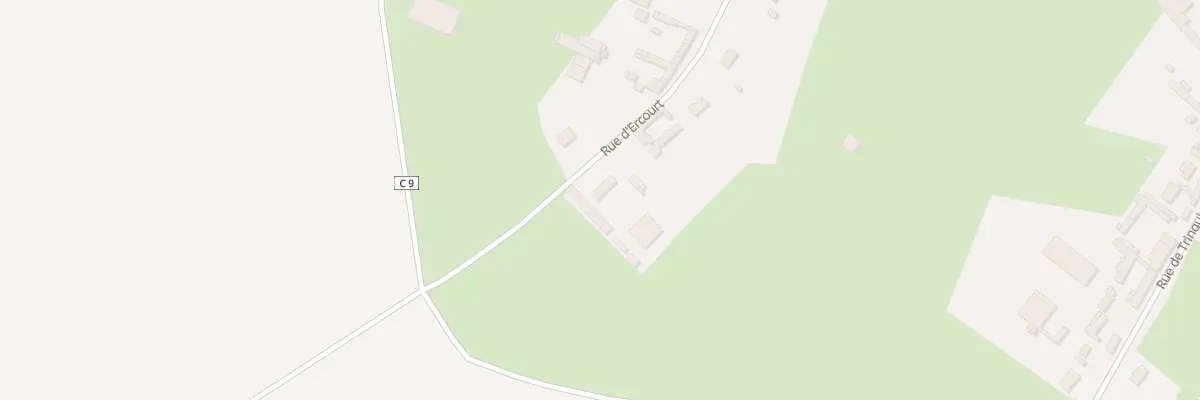 Plan du 45 Rue d’Ercourt à Béhen