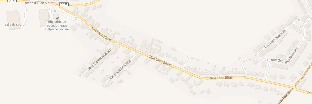 Plan du 27T Rue Leon Blum à Rinxent