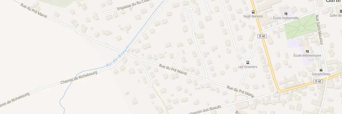 Plan du 3 Imp du Pré Marot à Garancières
