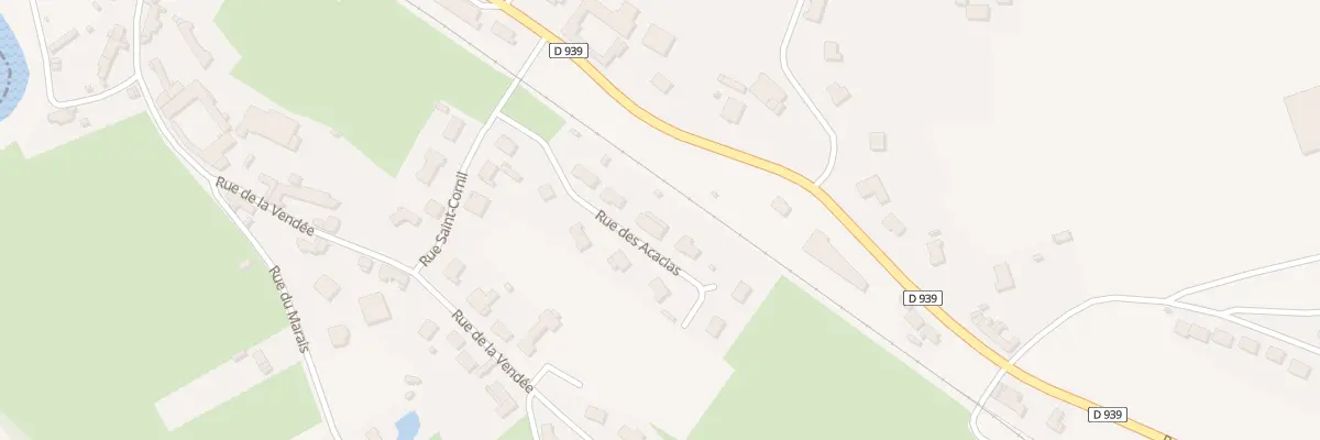 Plan du 5 Rue des Acacias à Attin