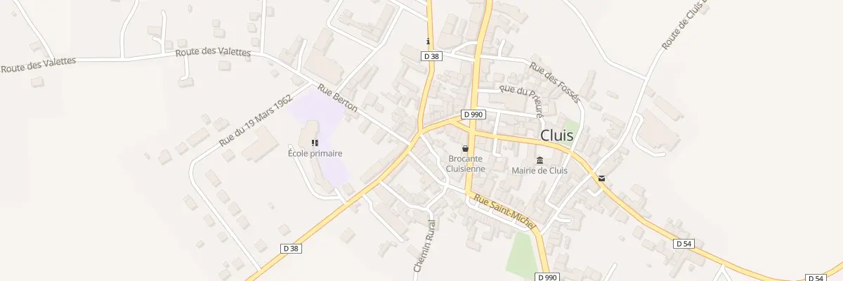 Plan du 4 Rue du Champ de Foire à Cluis