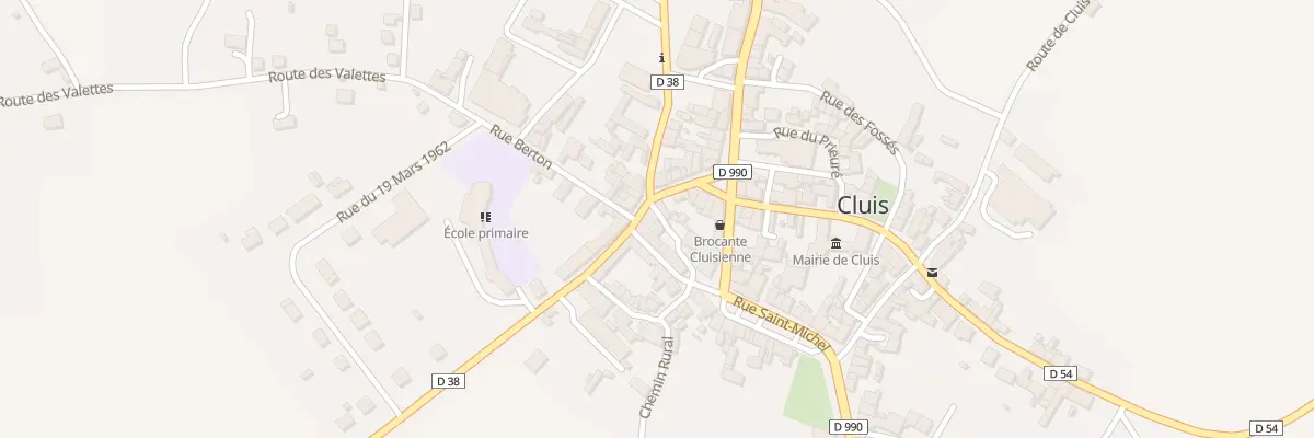 Plan du 4B Rue du Champ de Foire à Cluis