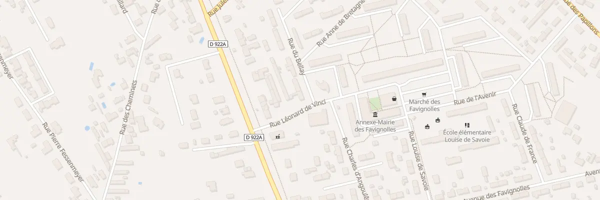 Plan du 1 Rue du Bellay à Romorantin-Lanthenay