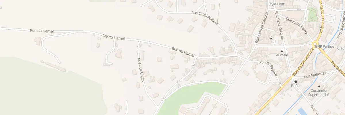 Plan du 41 Rue du Hamel à Aumale