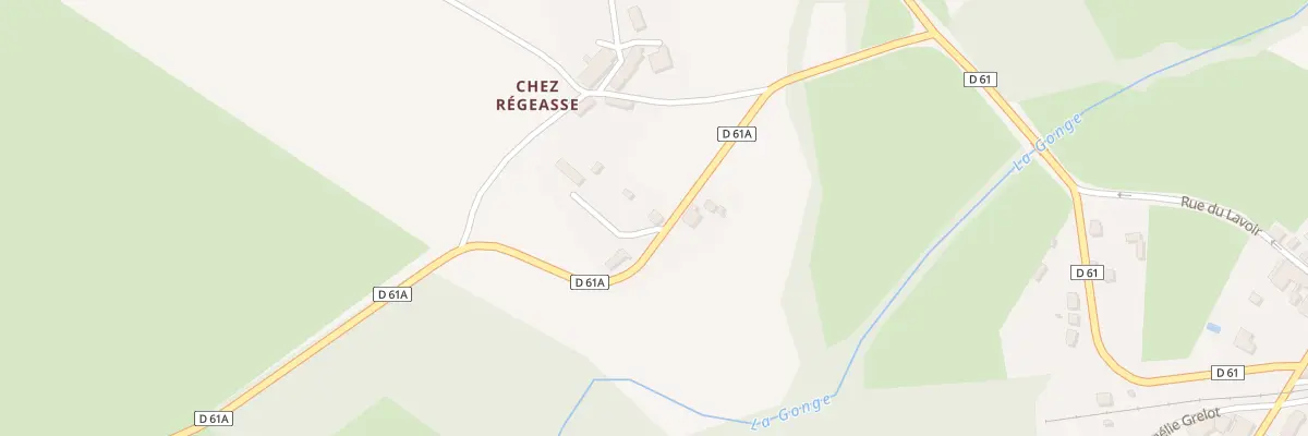Plan du 10 Chez Régéasse à Bosmoreau-les-Mines