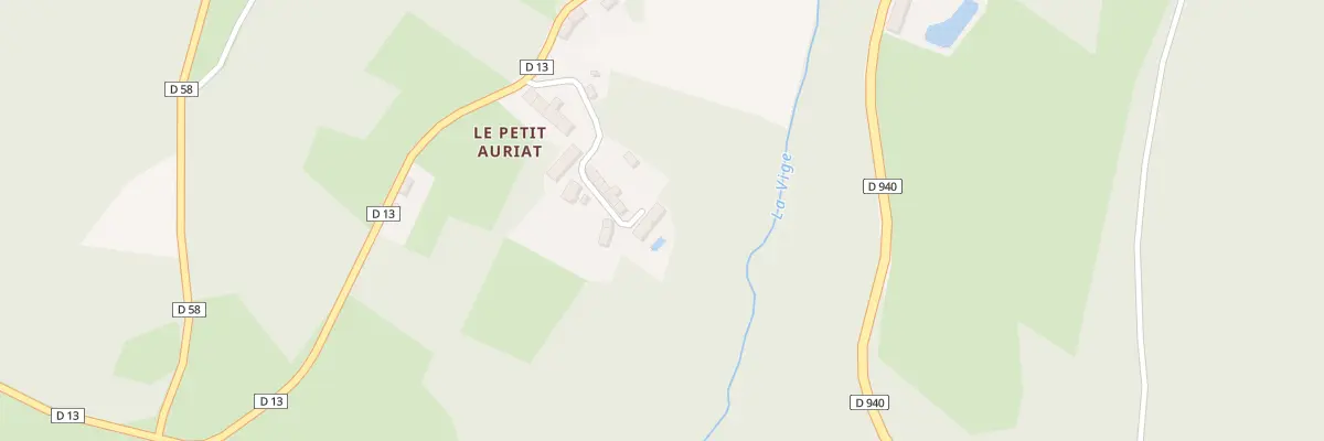 Plan du 13 Le Petit Auriat à Saint-Junien-la-Bregère