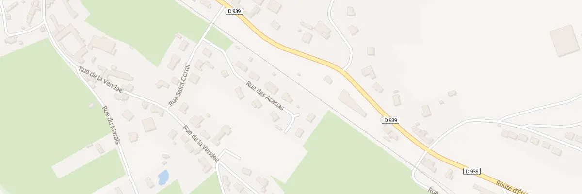 Plan du 7 Rue des Acacias à Attin