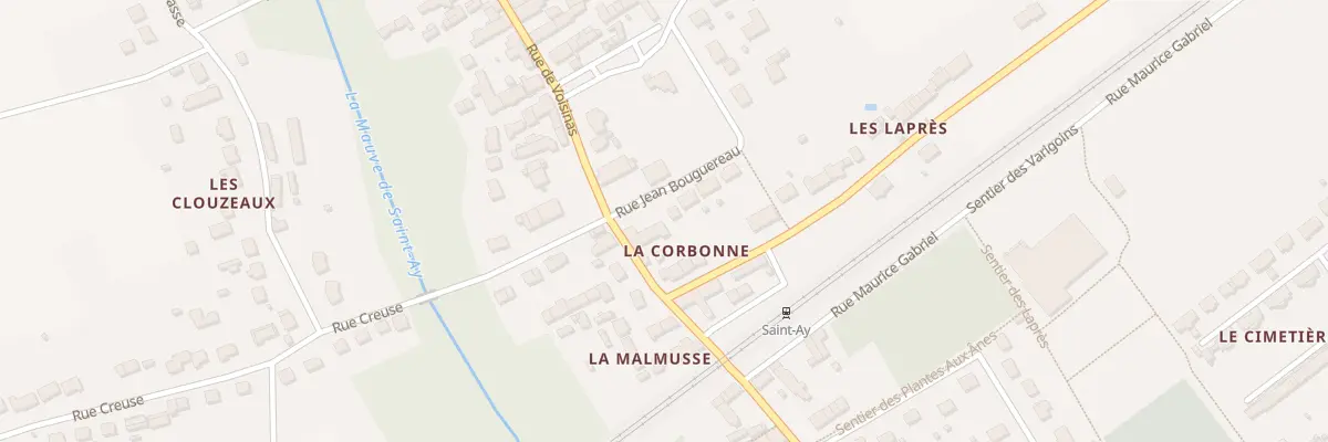 Plan du 2 Rue Jean Bouguereau à Saint-Ay