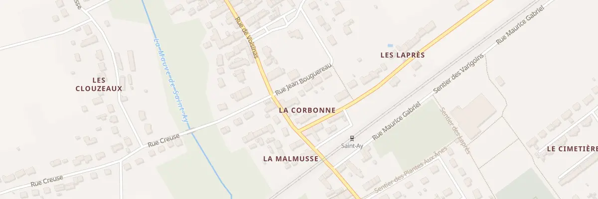 Plan du 36 Rue de Voisinas à Saint-Ay